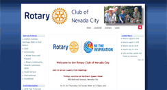 Desktop Screenshot of nevadacityrotary.org